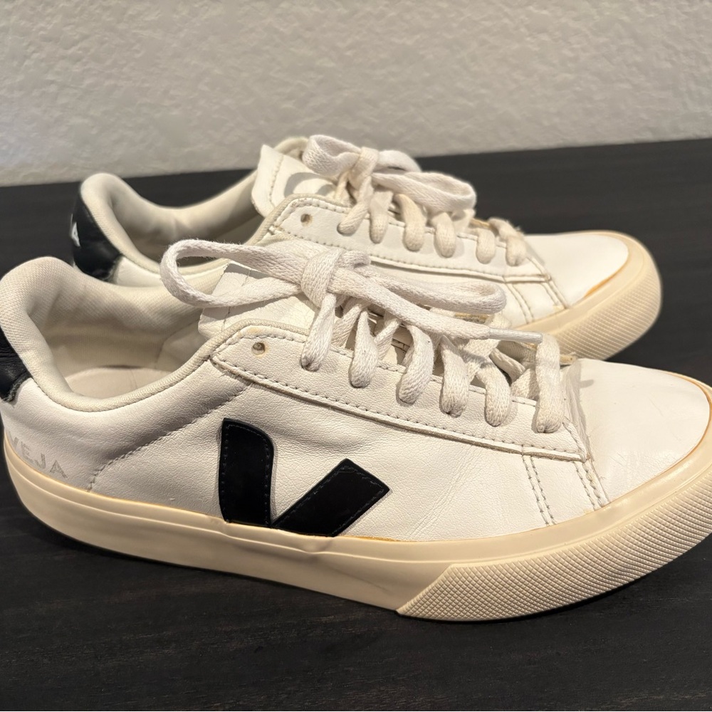 Veja Campo black and white sneakers